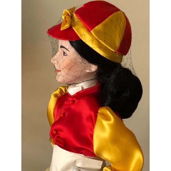 Elizabeth Taylor Franklin Mint National Velvet Porcelain Doll, Box, Everything. - Picture 4 of 6